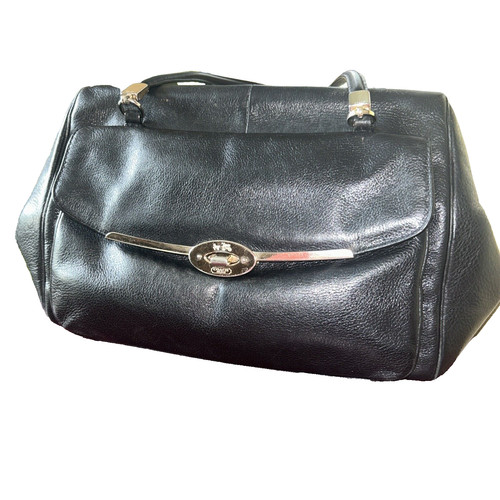 Borsa media vintage classica originale Coach nera