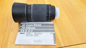 Nikon AF Zoom-Nikkor 70-300mm, f4-5.6G Lens - Picture 1 of 7
