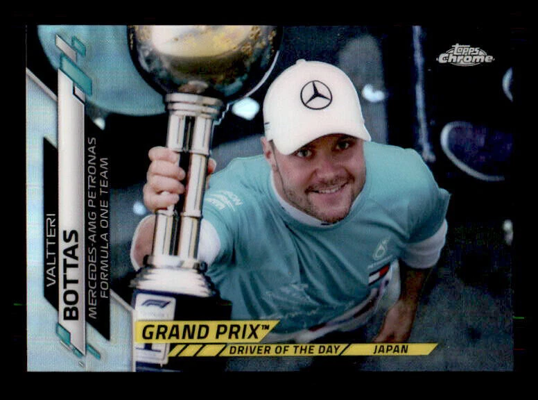 2020 Topps Chrome Formula 1 Refractor #170 Valtteri Bottas Mercedes-AMG - Image 1 of 2