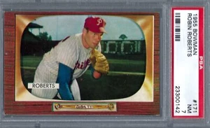 Bowman #171 1955 PSA 7 Robin Roberts Phillies 171 - Imagen 1 de 2