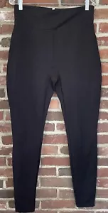 Star Power By Spanx Black Leggings Shapewear Size XLarge Faux front pockets - Picture 1 of 8