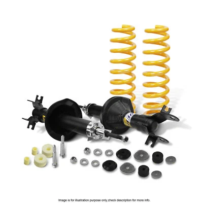 Front Shock Absorbers Raised King Spring for FORD FALCON FAIRMONT EA EB ED EF EL - image 1 of 2