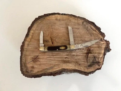 Navaja de bolsillo plegable SCHRADE Old Timer 340 TB 3 hojas logotipo caído - Excelente Foto 1 de 4