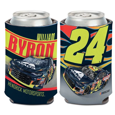 William Byron 2018 Axalta #24 Car Can Cooler 12 oz. NASCAR Koozie Cover