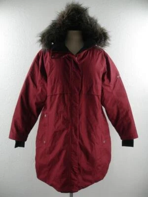 Parka de plumón para mujer 2X Columbia Juniper Ridge Omni-Heat Omni-Tech de piel sintética con capucha Foto 1 de 4