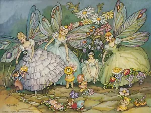 Paper tole Kit-SB7-Miscellaneous-RDM-PM0002L Four Fairies - Large - Picture 1 of 1
