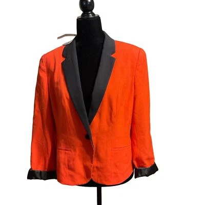 NWT Worthington Coral?Black Blazer Size Large - Image 1 of 4