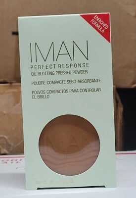 IMAN Cosmetics Perfect Response 油吸墨粉饼中号 — 第 1/2 张图片