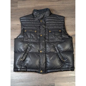 Belstaff Down Puffer Gilet Weste Bodywarmer Schwarz Größe XL - Bild 1 von 5