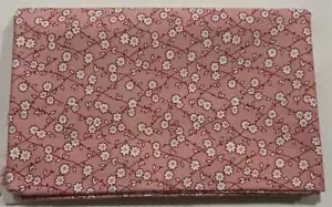 Windham Cotton Fabric STORYBOOK PLAYTIME Pink with Tiny White Flowers 33"x44" - Picture 1 of 3