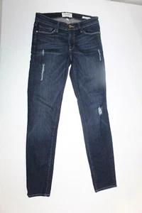 Frame Denim Le Jeanne De Skinny Jeans dunkelblau Los Feliz DISTRESS Größe 27 x 27 - Bild 1 von 6