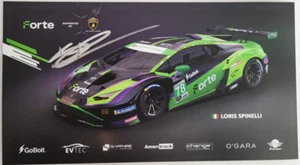 2024 Forte Racing Lamborghini Huracán GTD IMSA Heldenkarten signiert Rolex 24 - Bild 1 von 2