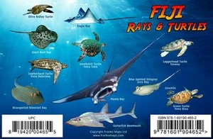 Fiji Sharks, Rays & Turtles Laminated Fish Card by Franko Maps - Picture 1 of 2
