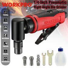 WORKPRO 1/4-In Air Angle Die Grinder Pneumatic Right Angle Die Grinder 20000 RPM