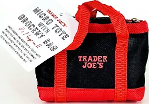 Trader Joe's Micro Tote Bag mit roter Einkaufstasche Limited Edition sortiert (1) - Bild 1 von 3