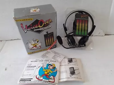 Studio audio personale Voice Over vintage in scatola funzionante anni 80 80 - Immagine 1 di 4