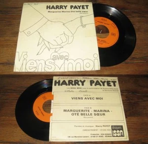 HARRY PAYET - Viens Avec Moi Rare French PS 7' Reunion Sega Soul - Picture 1 of 1
