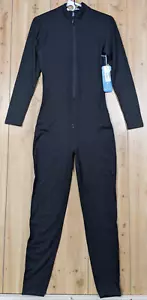 Kyodan Jumpsuit Womens Sz M Spandex Polyester Blend 1 Piece Long Sleeve Black - Picture 1 of 11