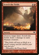 FOIL Scorch the Fields | MtG Magic Dark Ascension | English | Near Mint