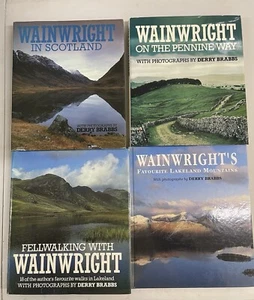 Alfred Wainwright books bundle 4 hardbacks: Lake District, Pennine Way, Scotland - Picture 1 of 16