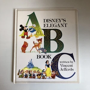 Disney's Elegant ABC Book By Vincent Jefferds Vintage 1996 Kids Picture Book - Picture 1 of 5