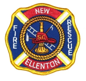 "NEU ELLENTON - FEUERRETTUNG - SOUTH CAROLINA SC Feueraufnäher 4""  - Bild 1 von 1