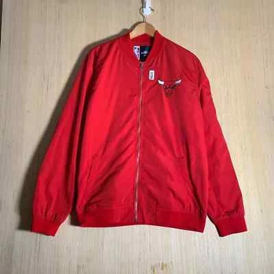 Vintage Chicago Bulls Jacket Adult Extra Large Red Long Sleeve Men's Jh Design - Image 1 of 4