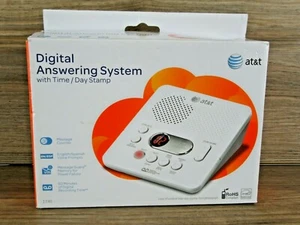 AT&T 1740 Digital Answering Machine System 60 Minutes Recording Time/Date Stamp - Picture 1 of 9