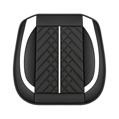 Car Front Seat Cover Full Surround PU Leather Mat Breathable Pad Chair Cushion - Image 1 of 4