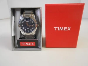 Timex Men’s Silvertone Expansion Indiglo Easy Read Date Watch NIB 2P132. - Picture 1 of 10