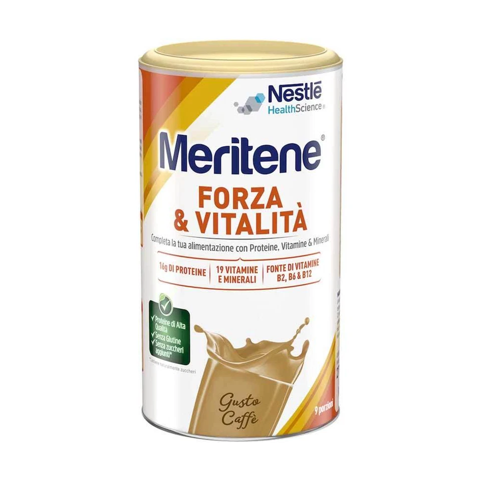 Meritene Forza & Vitalità - Polvere Gusto Caffè, 270g
