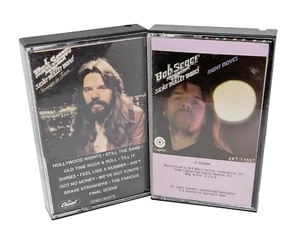 Bob Seger & The Silver Bullet -Night Moves & Stranger In Town- Cassette Lot Of 2 - Picture 1 of 2