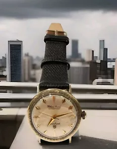 Lucien Piccar Seashark Waterproof Automatique 10K Gold Filled Watch 10666 - Picture 1 of 10
