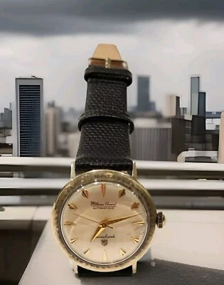 Lucien Piccar Seashark Waterproof Automatique 10K Gold Filled Watch 10666 - Image 1 of 4