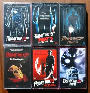 Friday The 13th Part 2 III 3 IV 4 V 5 VI 6 Jason Soundtrack Cassette LOT NEW OOP - Picture 1 of 4