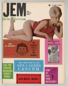 Jem Magazine & Les Femmes1966 Terri Higgins 6p, Pinups 68pgs L&L Publ. Magazine - Picture 1 of 2