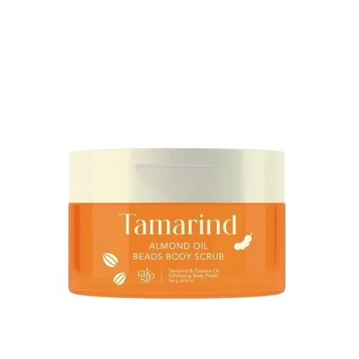 Esmalte exfoliante corporal con cuentas de aceite de almendras y tamarindo Raksi Foto 1 de 3