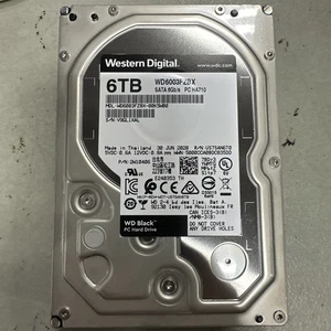 Western Digital Nero WD6004FZWX 6TB Prestazioni di Gioco Interno Rigido - Foto 1 di 1