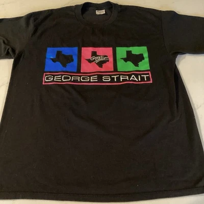 Camiseta vintage de los 90 George Strait animador del año Country Tour para hombre XLarge Foto 1 de 4