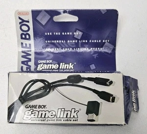 AUTHENTIC OEM Nintendo Brand Universal Game Boy Gameboy Link Cablet Set IN BOX - Picture 1 of 6