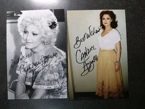 CANDICE AZZARA 2 handsignierte Autogramm 4x6 FOTO S = SCHÖNE SCHAUSPIELERIN - LEICHTES GELD - Bild 1 von 5