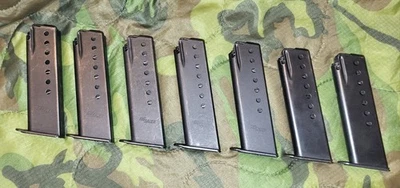 (1) OEM German Sig Sauer P6 9mm 8 Round Factory Dovetail Magazine - Image 1 of 4