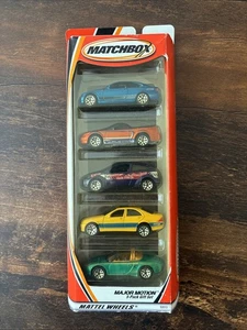 Matchbox Major Motion 5 Pack Gift Set, Mattel Wheels Mustang BMW Porche Focus - Picture 1 of 2