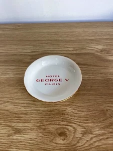 Vintage George V Hotel Paris Trinket Tray Ash Tray Moulin Des Loup - Picture 1 of 6