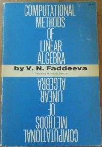 COMPUTATIONAL METHODS OF LINEAR ALGEBRA by V. N. Faddeeva  1959  DOVER PB - Imagen 1 de 1