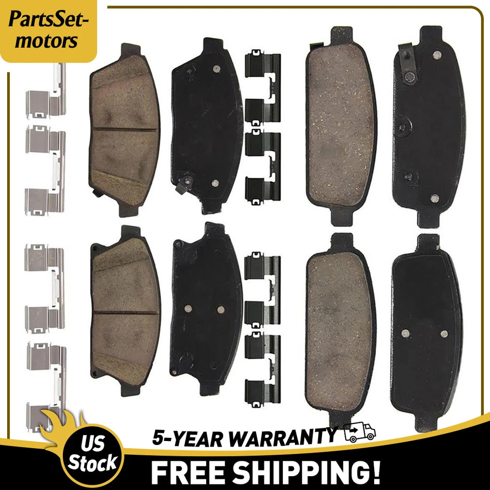 Pastillas de freno delanteras traseras para Chevrolet Trax 2019 2018 2017 2016 2015 2014 2013 Foto 1 de 4