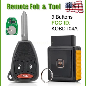 Replacement For Dodge Ram 1500 2500 Durango Remote Key Fob 3Button With Tool Kit - Bild 1 von 9