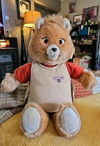 Teddy Ruxpin con cappotto Babbo Natale 1985 con cassetta ninne nanne vintage non testato - Foto 1 di 16
