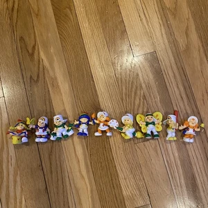 1980 W Berrie Rainbow Brite Kids - Lot Of 9 PVC Mini Figures Drummer, Baseball - Picture 1 of 13