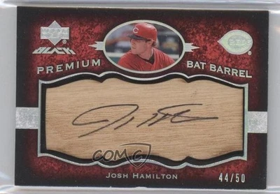 Upper Deck Black Premium Bat Barrel 2007 automático/50 Josh Hamilton #PB-JH automático Foto 1 de 2
